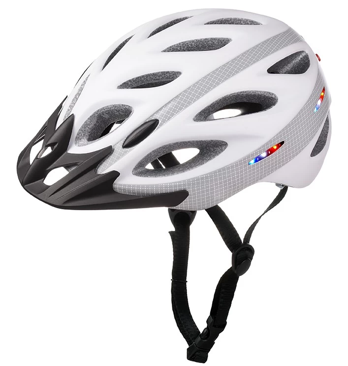 China Best helmet mounted bike light, inmold best bike helmet light AU-L01 manufacturer