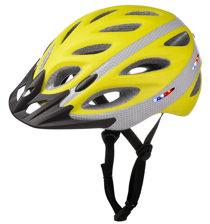 China Bicycle helmet with integrated lights,cycle helmets with built in lights AU-L01 manufacturer