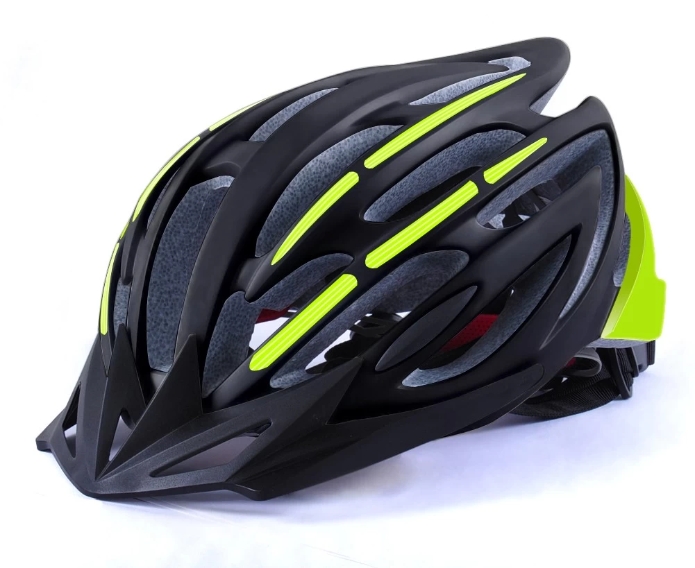 China CE certificated streamlined mountain bike rider safety colored bicycle helmet AU-BM01 manufacturer