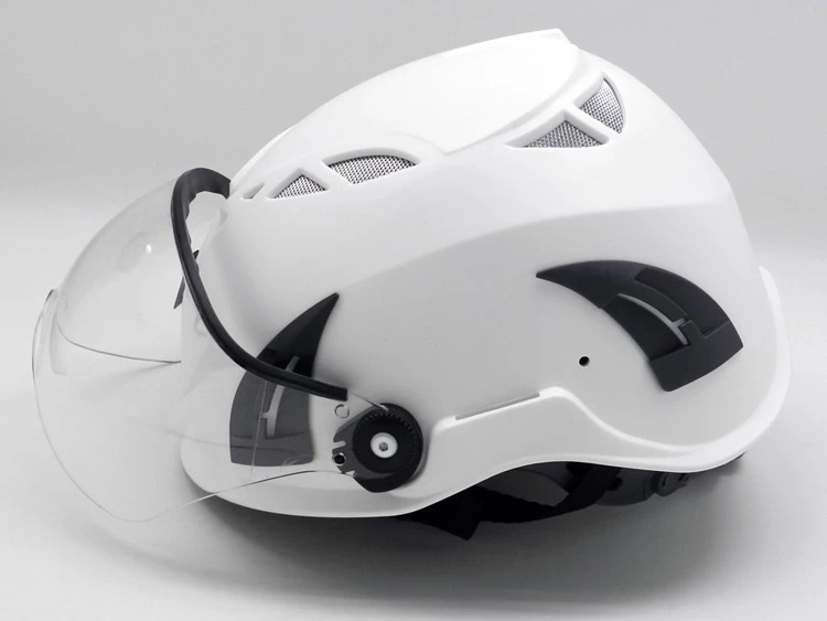 Cina Personalizzato multicolore ABS Shell Petrochemical Refinery Worker Safety Helmet AU-M02 con visiera con CE approvato produttore