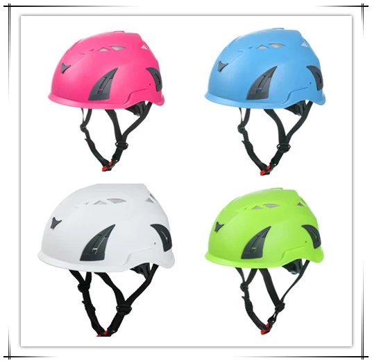China EN397 approval comfort adjustable plastic industry PPE safety helmet with soft padding manufacturer