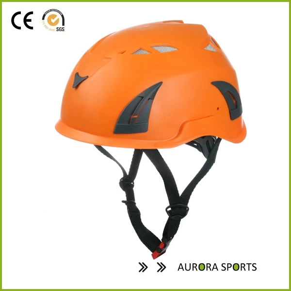 China European Style Adult Climbing Safety Helmet With Leather Chin Strap AU-M02 manufacturer
