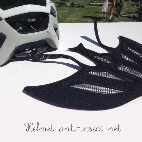 China Moisture wicking soft pads + insect-proof helmet net manufacturer