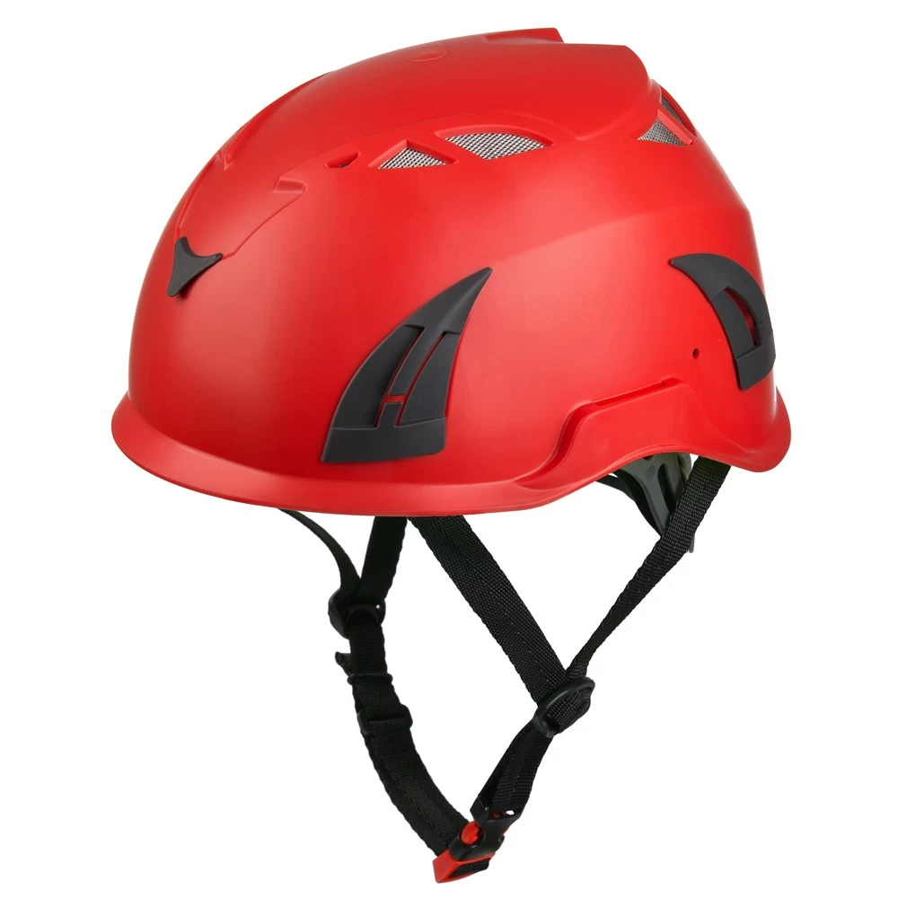 중국 새로운 도착 AU-M02 KASK 유사 CE의 EN12492으로 빛 야외 모험 안전 헬멧을 설치 제조업체