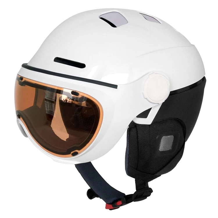 China Superb snow helmet with goggle manufacturer