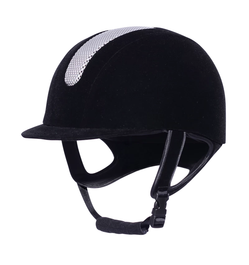 China Velvet las Reiten Reiter zum Verkauf Helm AU-H02 Hersteller