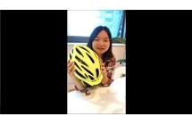 Yeni tasarlanan ve güvenli yol bisikleti kask
