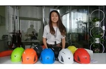 Casco de escalada diseño TOP / presentación casco industrial