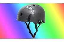 Uhlíkových vláken Skateboard přilby AU-k001