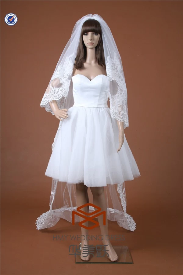 2015 Летний свадебное платье свадебное платье -Короткое