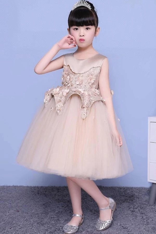 中国 可爱的精品公主儿童衣服花童夏季派对礼服 制造商