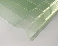 FRP transparent corrugated sheet