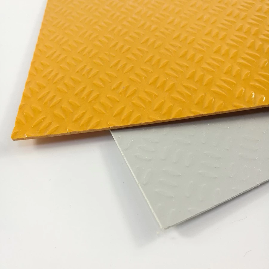 China Anti-slip Gel Cotated Fiberglass Reinforced Polyeseter FRP Sheet manufacturer