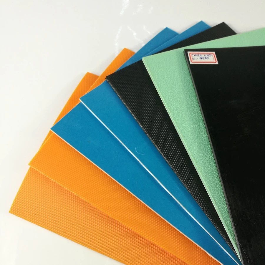China China Billige farbige blaue schwarze Plastik-PET-Polyäthylen-Folie Lieferanten Hersteller