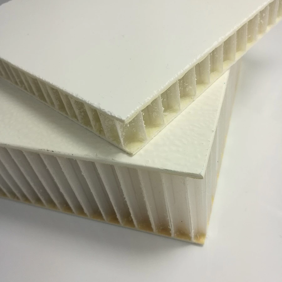 China Fiberglass Reinforced Polyester FRP PP Honeycomb Sandwich Panel Manufacturer manufacturer
