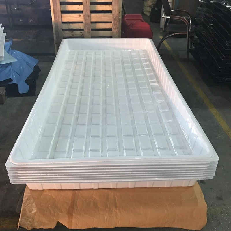 China Vacuum Forming ABS Plastic Black White 4x4 4x8 EBB and Flow Tables for Sale manufacturer
