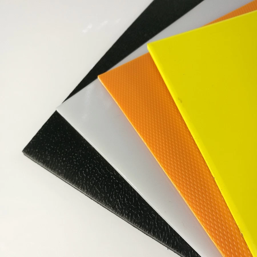China White Black Textured High Density Polyethylene Plastic HDPE Sheet manufacturer
