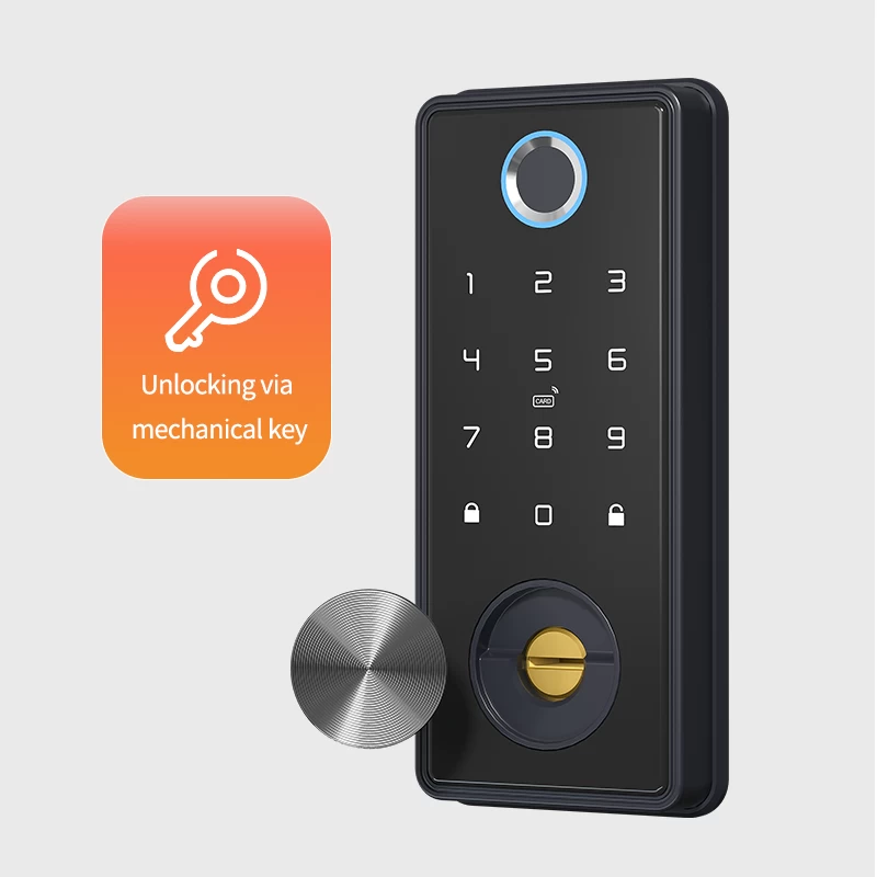 Bluetooth Ttlock Wifi Tuya App Digital Automatic Deadbolt Door Lock