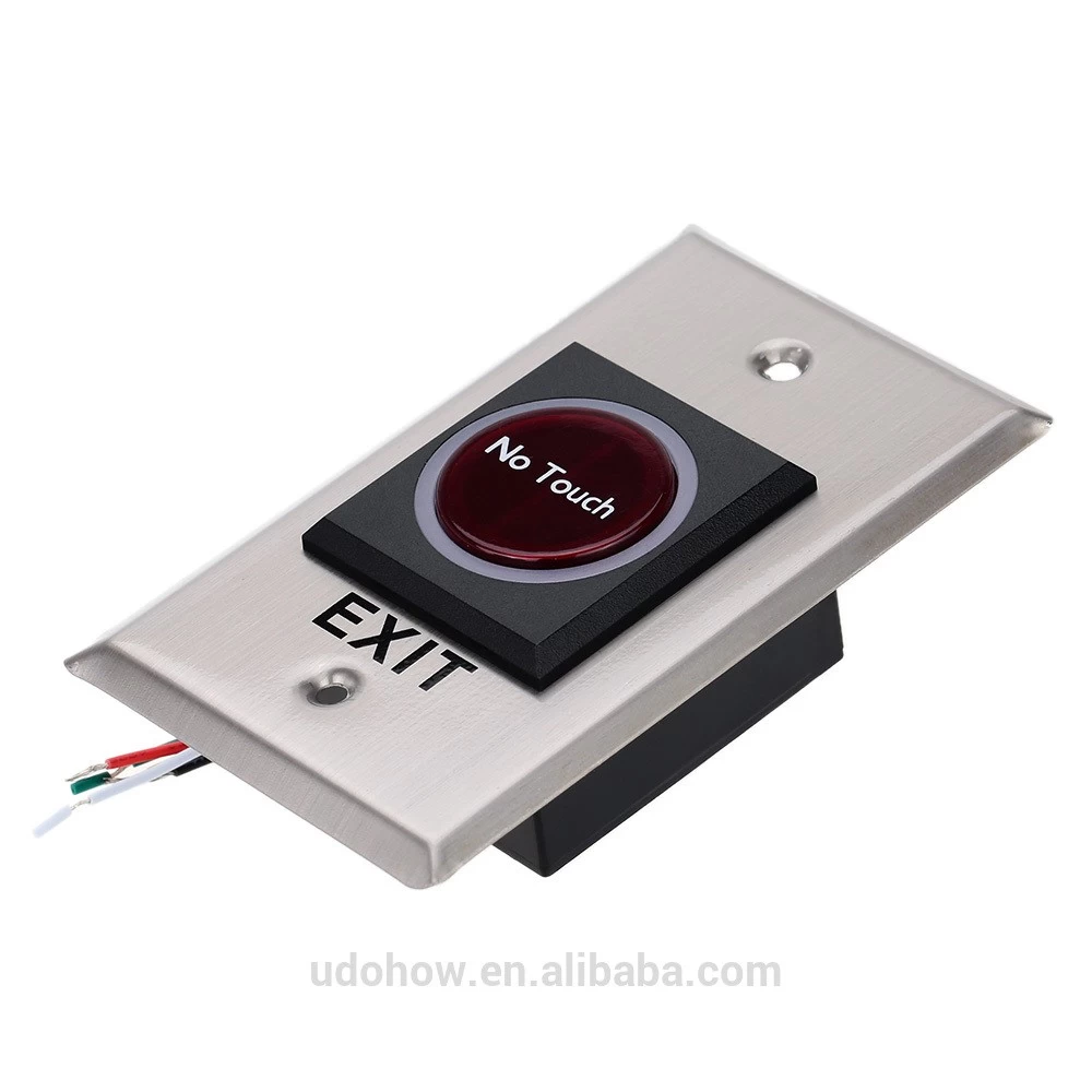 Großhandel 12V Infrarot-Ausgangstaste No Touch Door Open-Schalter für die Zugangskontrolle
