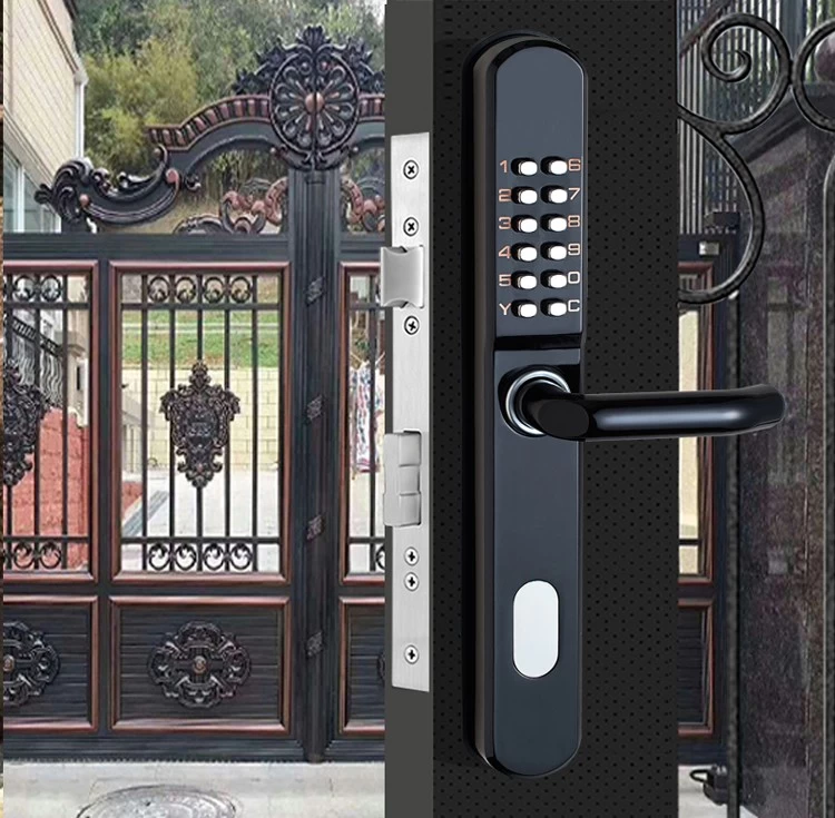 New arrival mechanical keypad door lock for metal gate