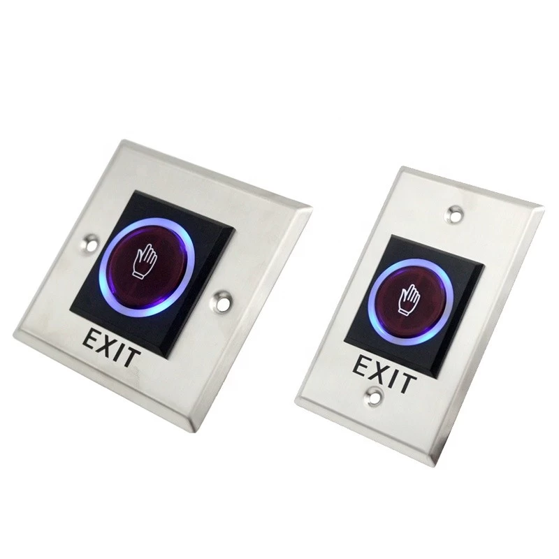 Wholesale 12V non touch door exit release button infrared light switch DH-K810