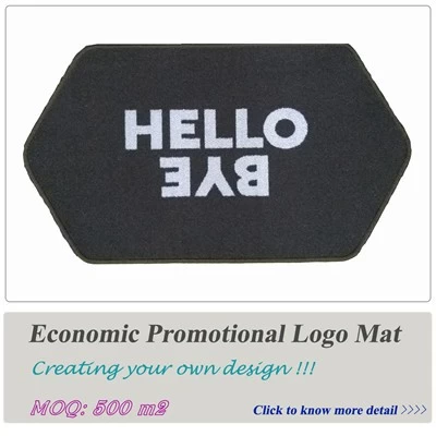 China Mat Price Heavy Duty Fire Proof Logo Floor Door Mat