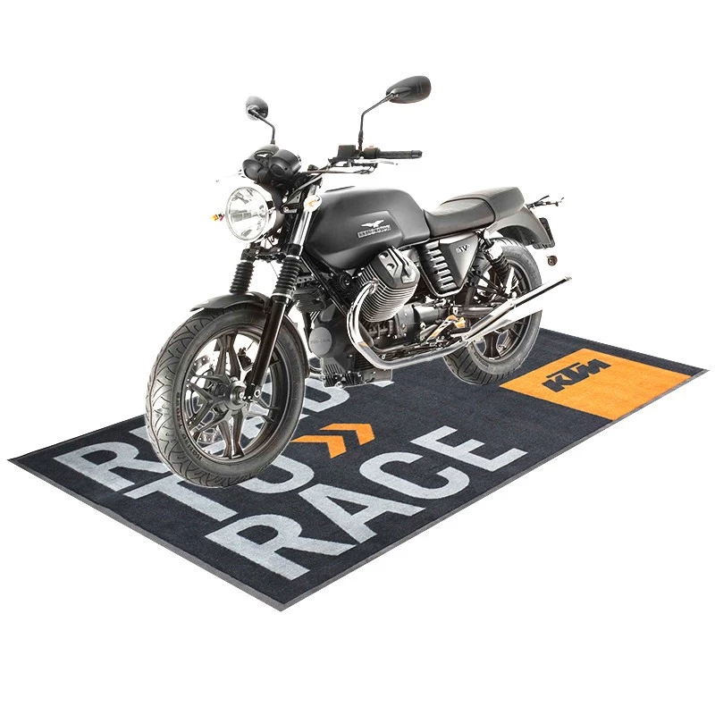 Famous Motorcycle Brand Pit Mats Bike Parking Carpet