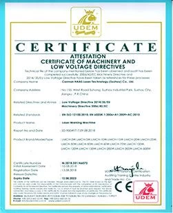 Chine Certificat CE fabricant