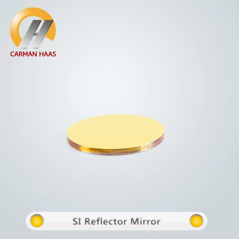Carmanhaas High Quality Si Silicon Laser Mirror Dia. 25mm Coated Gold For Co2 Laser Engraving Cutting Machine
