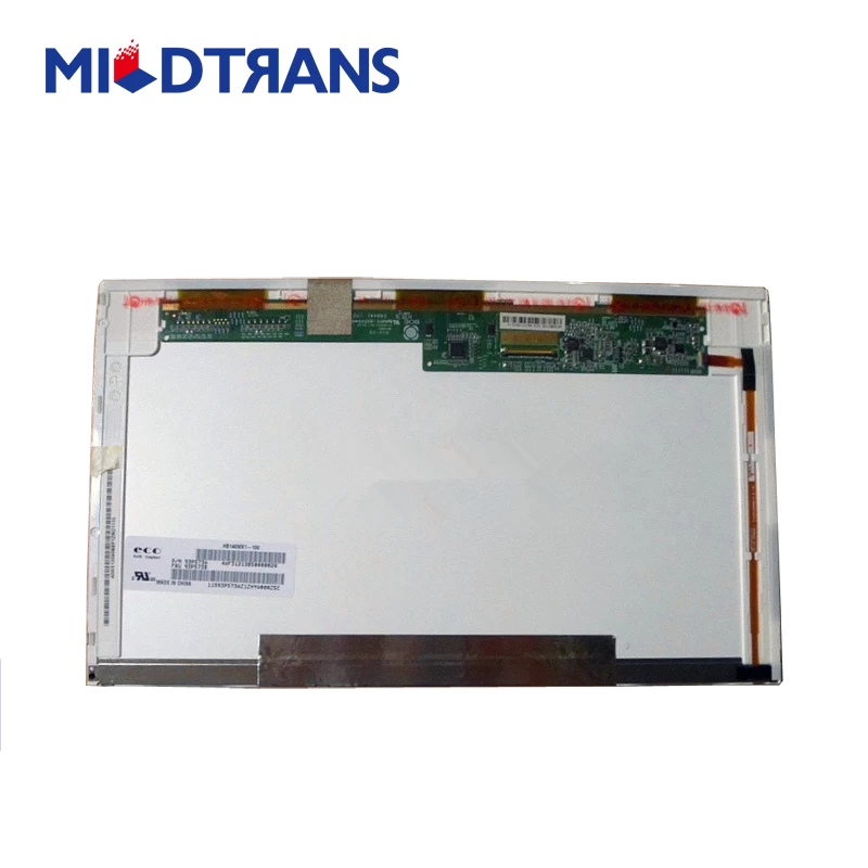 China 14.0" BOE WLED backlight laptop LED screen HB140WX1-100 1366×768 cd/m2 200 C/R 600:1 manufacturer