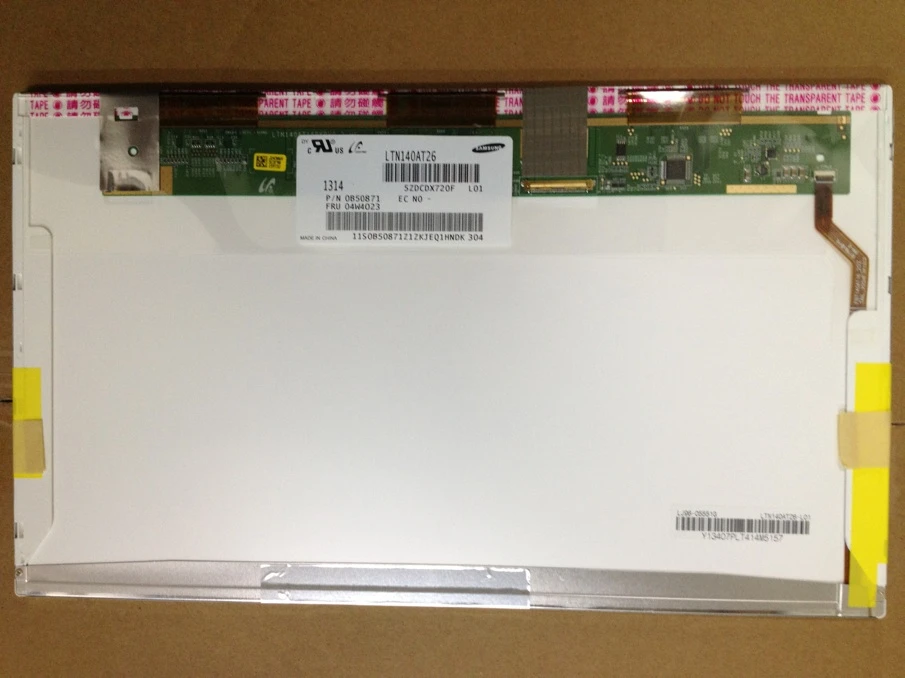 14.0" SAMSUNG WLED backlight notebook LED screen LTN140AT26-W01 1366×768