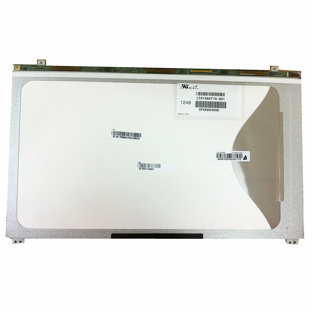 15.6" SAMSUNG WLED backlight notebook personal computer TFT LCD LTN156AT19-001 1366×768 cd/m2 220 C/R 300:1