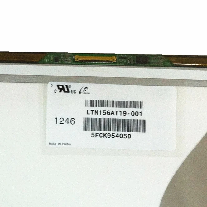 15.6" SAMSUNG WLED backlight notebook personal computer TFT LCD LTN156AT19-001 1366×768 cd/m2 220 C/R 300:1