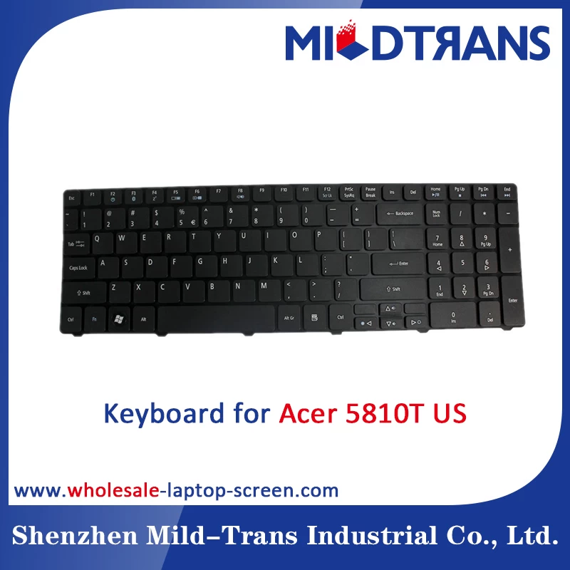 China High quality and alibaba china supplier laptop keyboard for Acer 5810T manufacturer