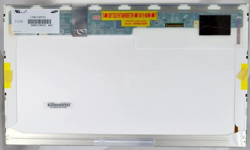 Novo tela de exibição LCD 17.3inch 1600 * 900 HD + LVDS LTN173KT01 Tela do laptop