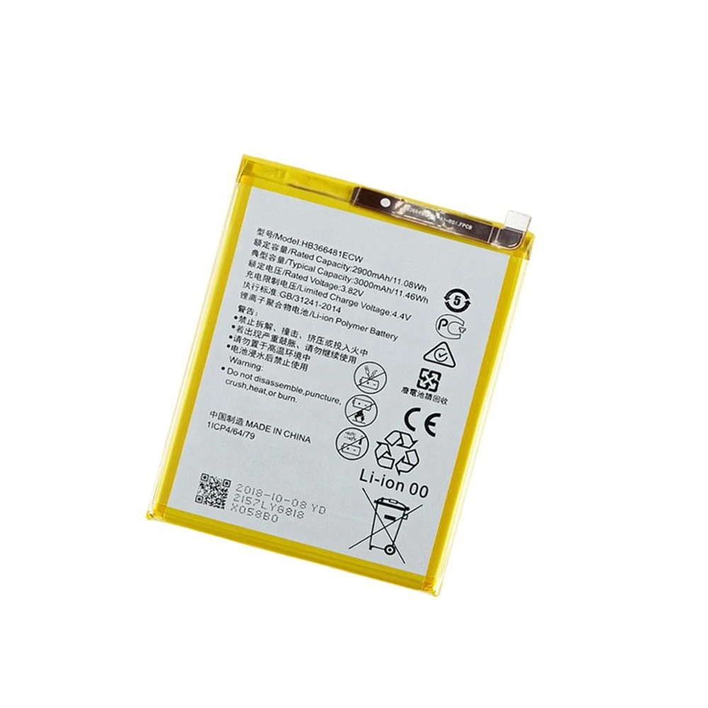 Оптовая продажа для Huawei GR3 2017 P8 Lite 2017 честь 8 Lite 2900mah HB366481ECW 3.8V аккумулятор