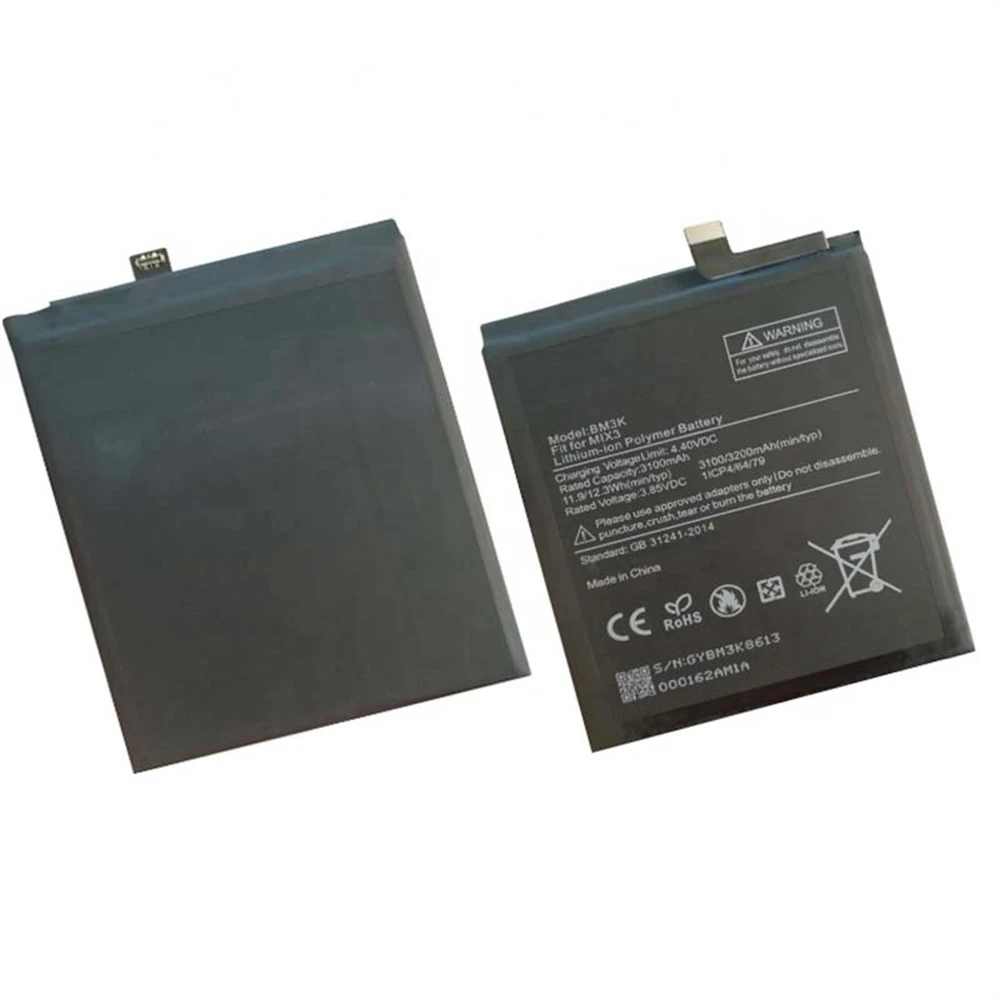 Toptan Xiaomi Mi Mix 3 Yeni Pil Değiştirme BM3K 3200 MAH 3.85V Pil
