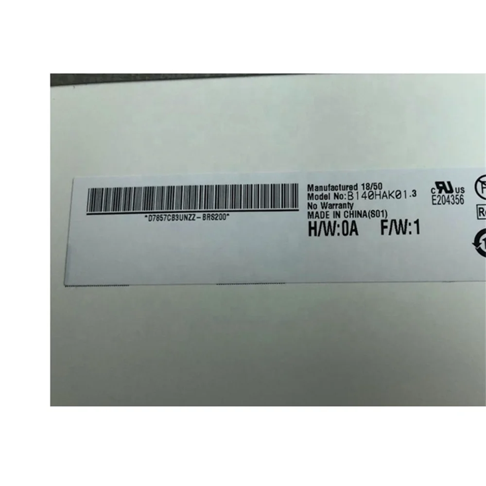 Wholesale ordinateur portable B140HAK01.3 écran portable LCD Slim 40 broches EDP 14,0 pouces