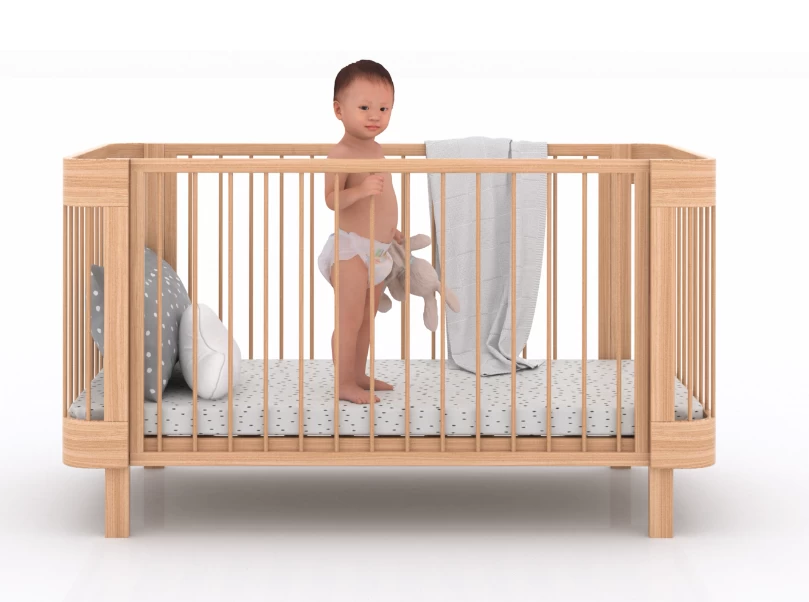 Adjustable Baby crib（large）