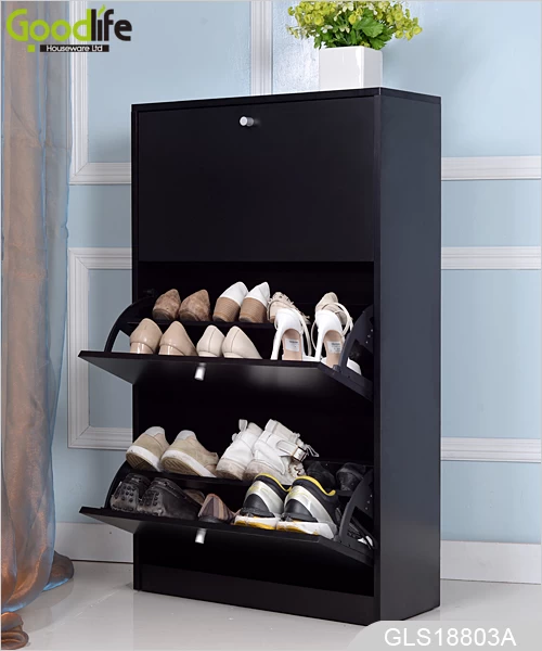 Amazon ebay best seller shoe holder wooden shoe storage cabinet shoe rack GLS18803A