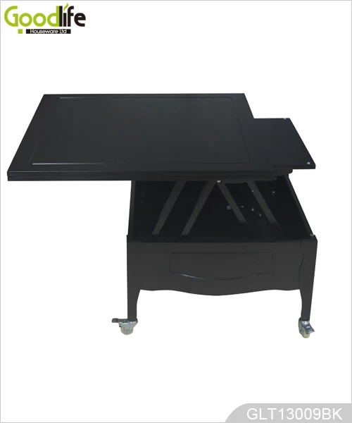 Black multi-function wooden table made in China