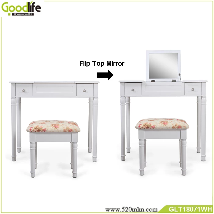 Chine Dressing table set with mirror and storage fabricant