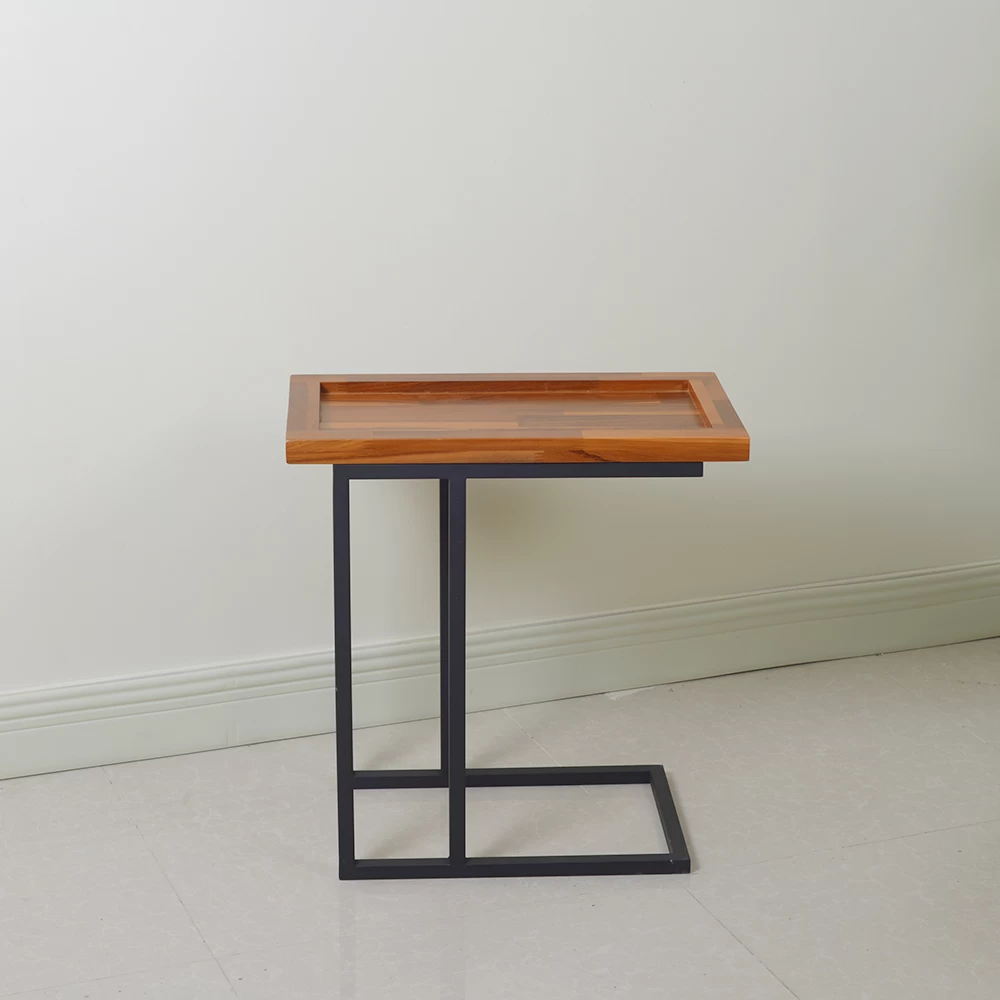 Furniture Wholesalers Living Room Teak Table Metal Stand Coffee Table