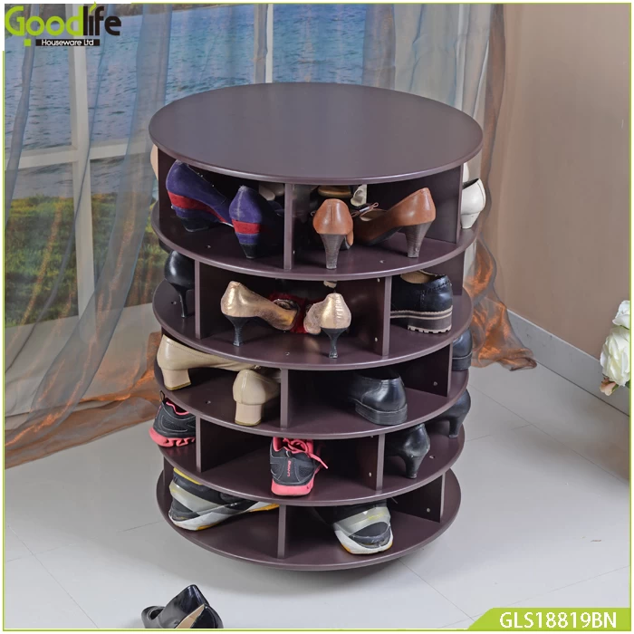 Furniture rotating shoe rack shoes organizer wholesale in white