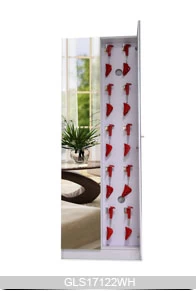 Large furniture extendable shoe rack with double door mirror cover
