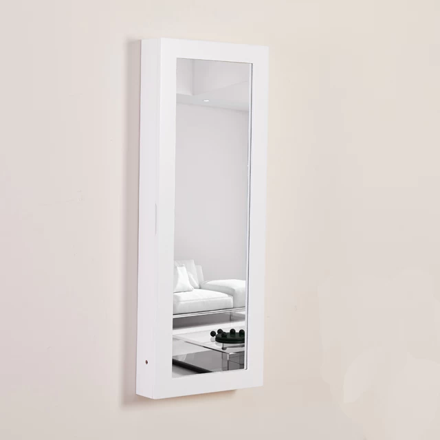 Montado en la pared plegable de madera gabinete tabla de planchar con  espejo GLI08035
