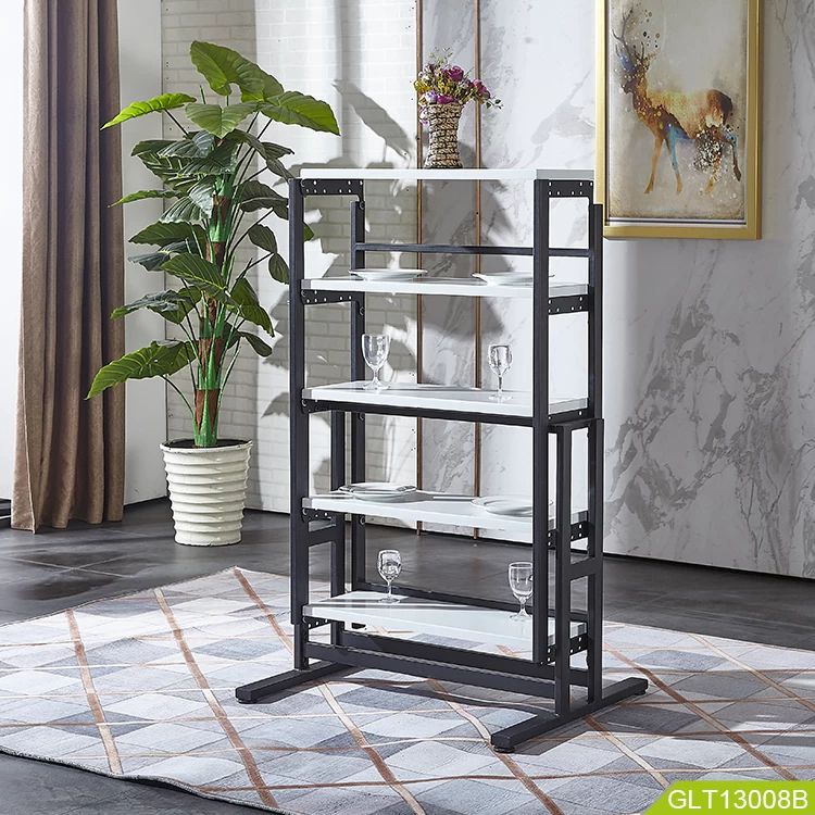 High quality folding table with metal convert shelf