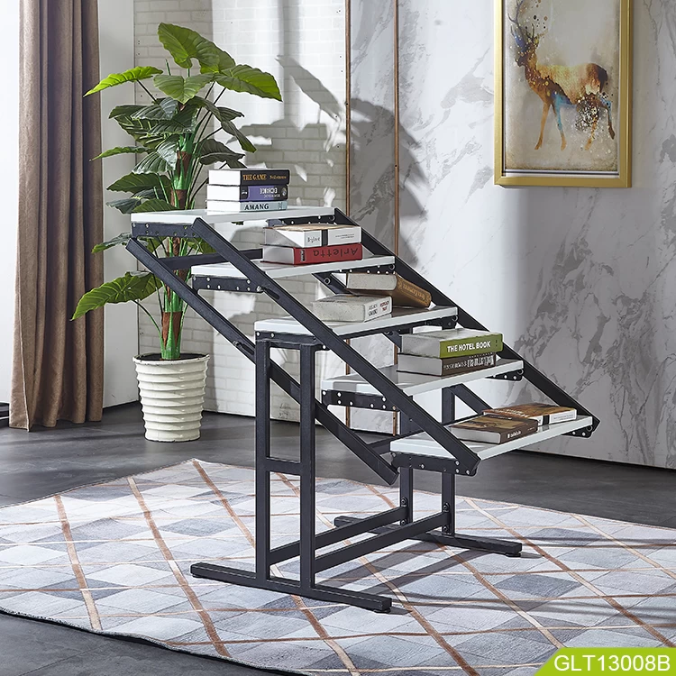 High quality folding table with metal convert shelf