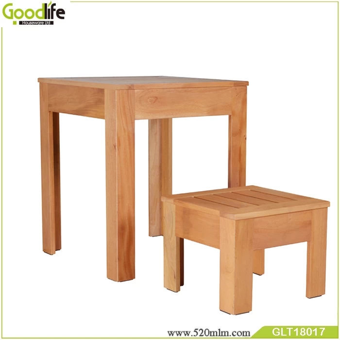 Home furniture classic design powder coated solid wood end table home goods coffee table for living room