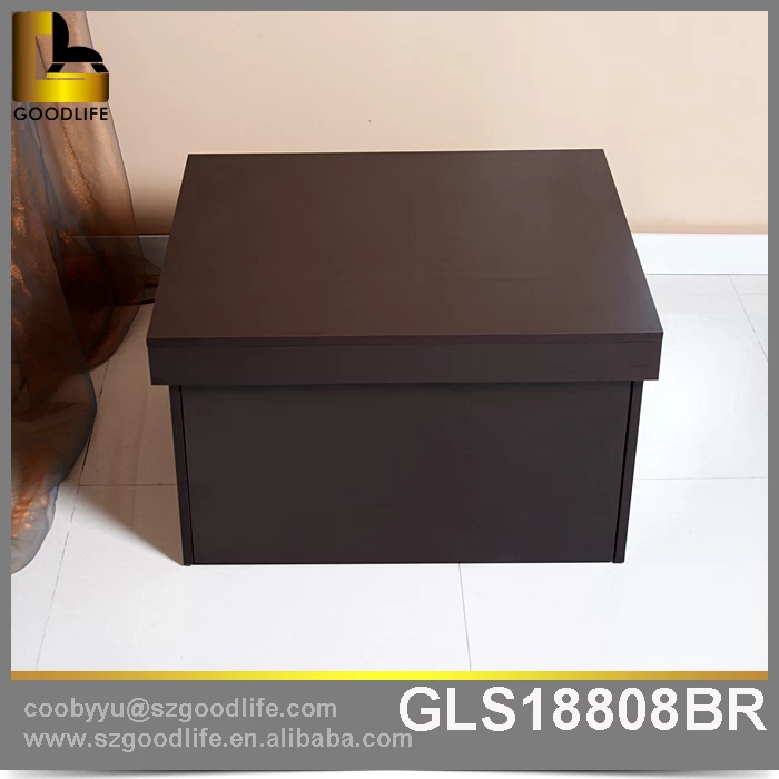 Home furniture modern wholesale wooden giant shoe box cheap